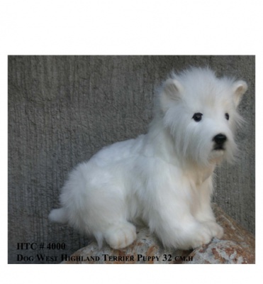 west highland white terrier stuffed animal