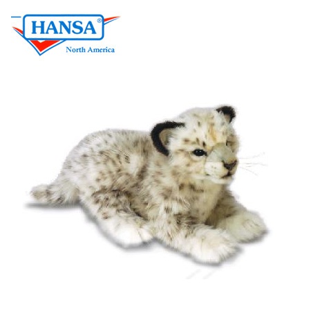 Hansa Standing Snow Leopard 6954 Soft Toy Sold by Lincrafts Established 1993 