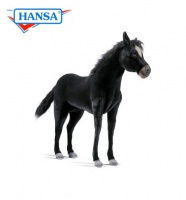 Life Size Black Pony (4059) - FREE SHIPPING!