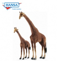 Peluche Giraffa 39x16x42 Cm Peluches Realistici Hansa