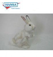 Bunny Grey and White 11.7''H (4153)