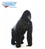 Gorilla Life Size Male SLVBK 67in  (4325) - FREE SHIPPING!