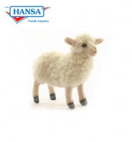 Hansa Little Lamb Plush Animal Toy 7" Cream F/s From Japan for sale online 