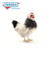 French Hen Black and White 12''        (5620)