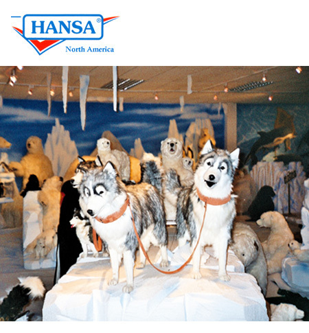 Hansa store stuffed dogs