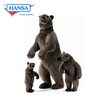 Hansatronics Mechanical Grizzly Bear Cub Standing Up On Two Feet (0201) - FREE SHIPPING!