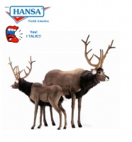 Hansatronics TALKING and SINGING Reindeer, Extra Large (0999) - FREE SHIPPING!