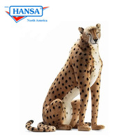 Hansatronics Mechanical Cheetah, Life Size Seated (0019) - FREE SHIPPING!