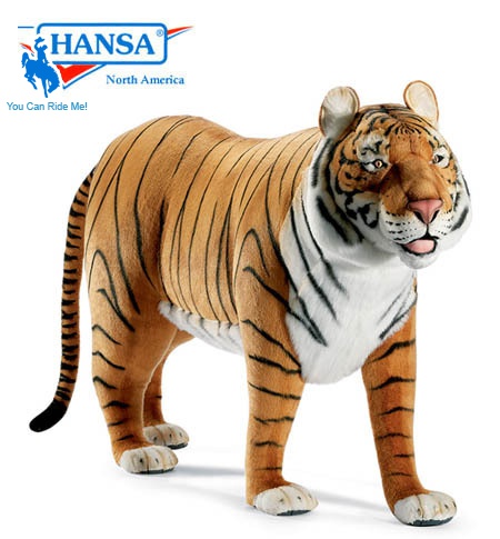 realistic stuffed tiger