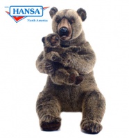 Hansa Grizzly Mama with Baby (0109) - FREE SHIPPING!