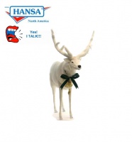Hansatronics White Deer Talking and Singing (0525) - FREE SHIPPING!