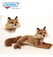 Hansa Red Fox Laying 15in (6087)