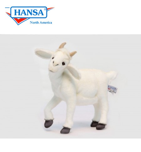 Hansa Baby White Goat 6185