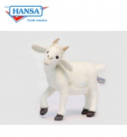 Hansa Baby White Goat (6185)