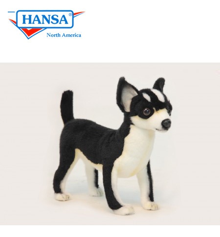 Black and white store chihuahua stuffed animal