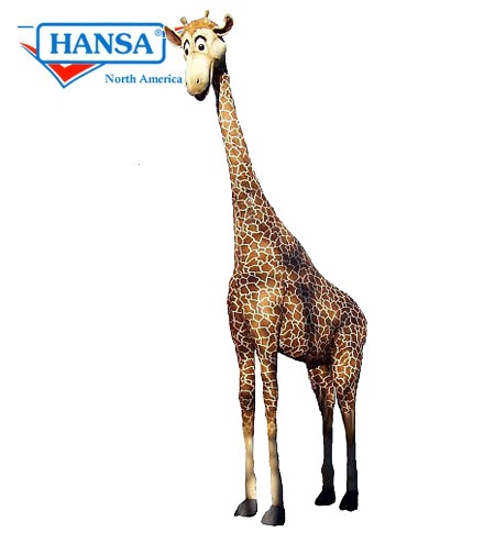 hansa life size giraffe