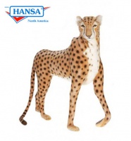 Cheetah Life Size Standing Jacquard 50