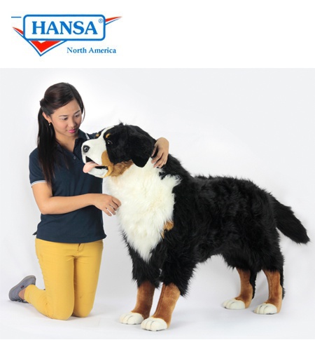 giant stuffed bernese mountain dog