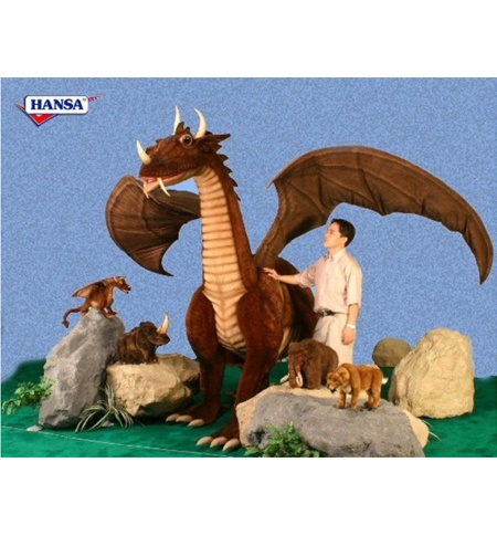 Life size dragon clearance stuffed animal