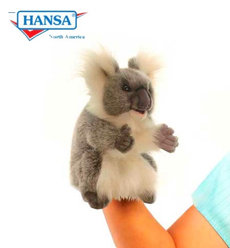Details about   Koala Full Body Hand Puppet by Hansa Realistic Look Plush Animal Learning Toys 
