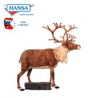 Hansatronics TALKING and SINGING Nordic Reindeer, Extra Large 65in (0616) - FREE SHIPPING!