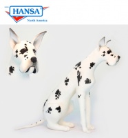 Great Dane, Harlequin, Lifesize (3762) - FREE SHIPPING!