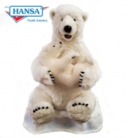 Talking and Singing Polar Mama With Baby 30in (0603) - FREE SHIPPING!