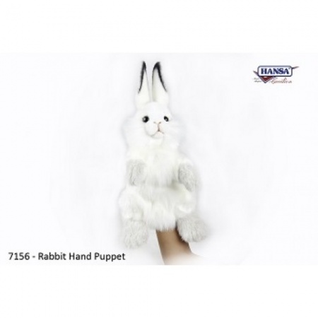 White store rabbit puppet