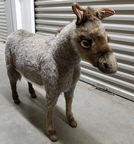 life size stuffed donkey