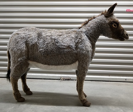 Life size hot sale stuffed donkey