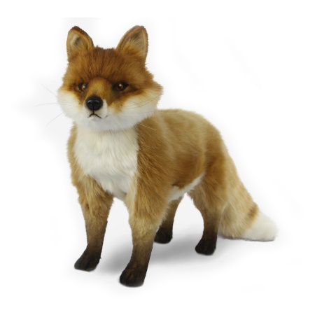 Fox, Red, Animal, Very Realistic Rubber Reproduction, Hand Painted  Figurines, 3 CH098 BB86