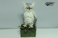 Snow Owl with Base (0791)
