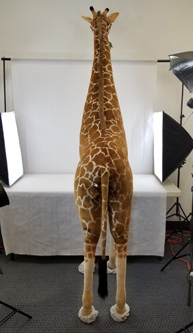 8 foot giraffe stuffed on sale animal