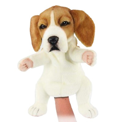 Weighted Plush Beagle Toy