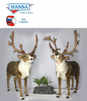 Hansatronics Duet TALKING and SINGING Nordic Reindeer (0728) - FREE SHIPPING!