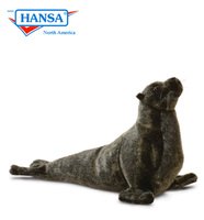 Sea Lion Cub Wet Look Coat, Reclining (4902)