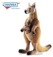 Kangaroo, Mama and Joey - Medium (3642)