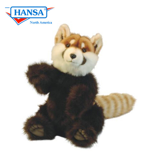 Hansa Standing Red Panda 7252 Plush Soft Toy Sold by Lincrafts UK Est.1993 