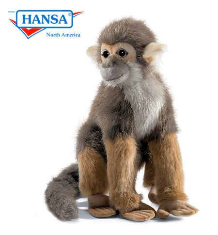 Squirrel monkey stuffed store animal