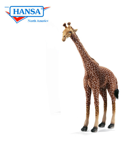 Hansa life size store giraffe stuffed animal