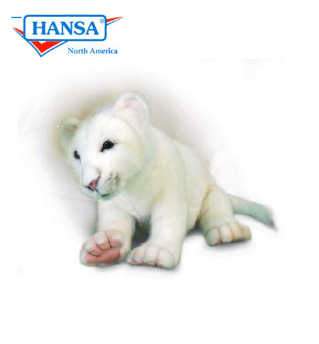 white lion stuffed animal