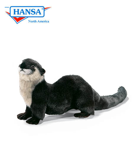 Hansa Crouching River Otter 3813 Soft Toy Sold by Lincrafts Established 1993 