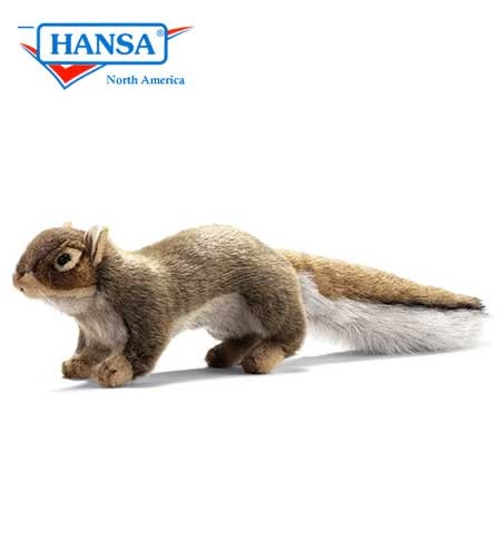 Hansa Squirrel Plush Brown 